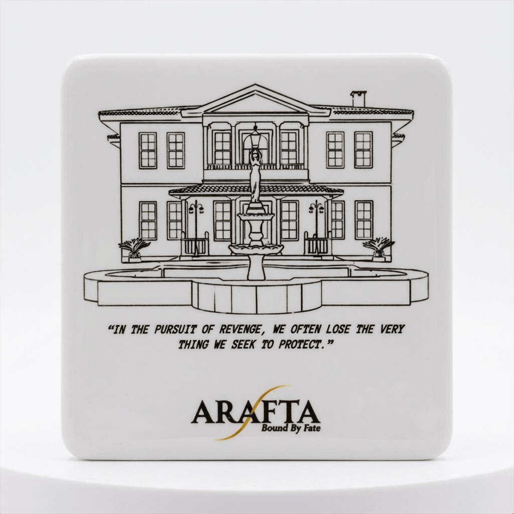 Square Coaster #Arafta - Set of 4