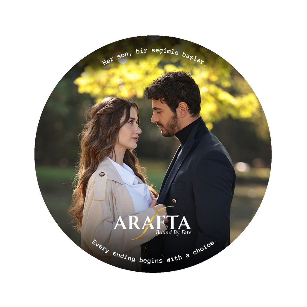 Round Coaster #MerTes - Set of 4