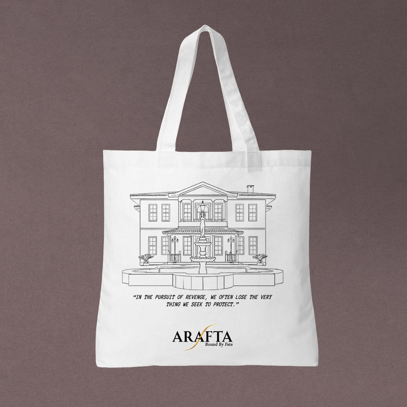 MerTes Sketch Mansion Silhouette Arafta Premium Bundle - Tote Bag