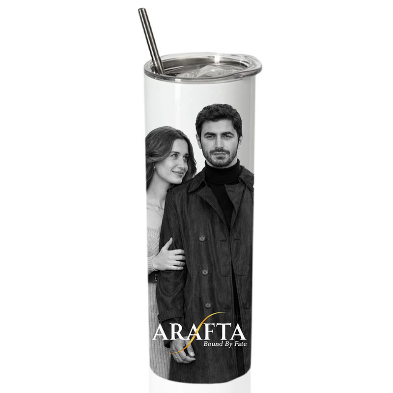 Skinny Tumbler Black & White
