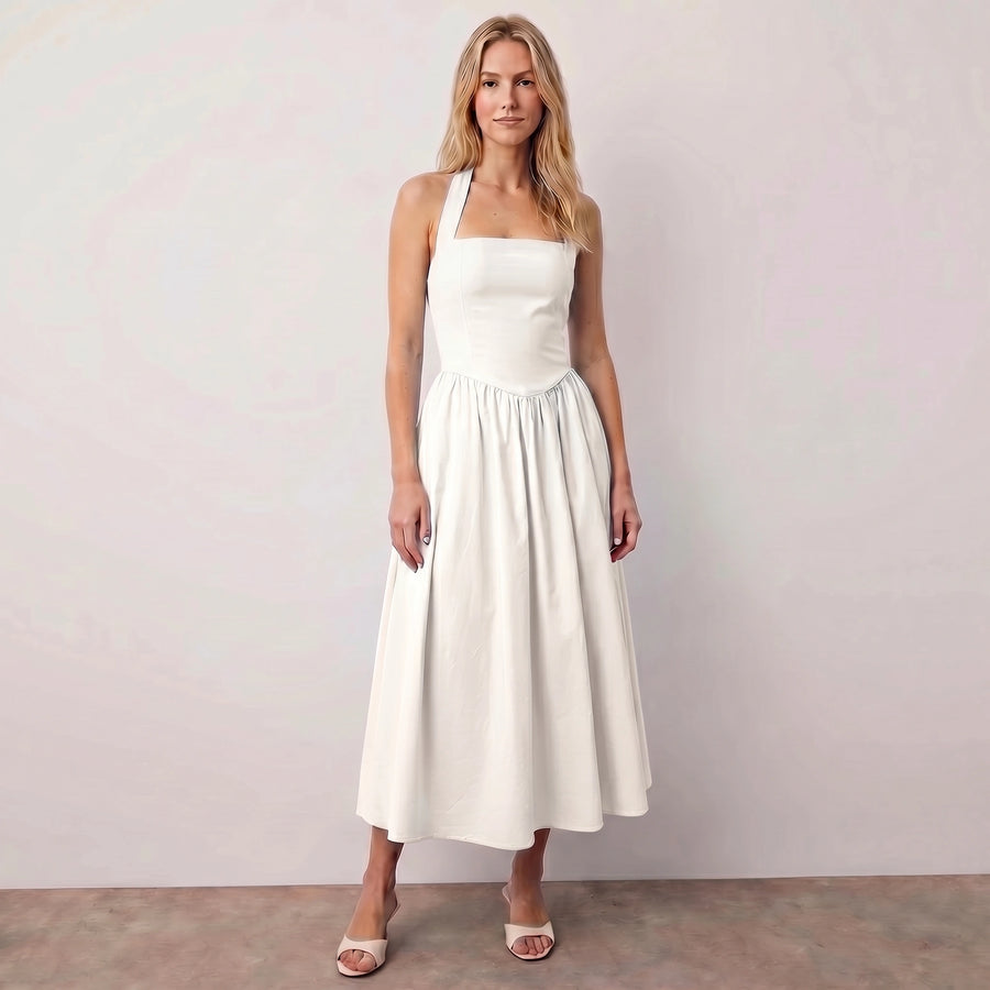The “Mercan First Encounter” Limited Drop Halter Corset Midi