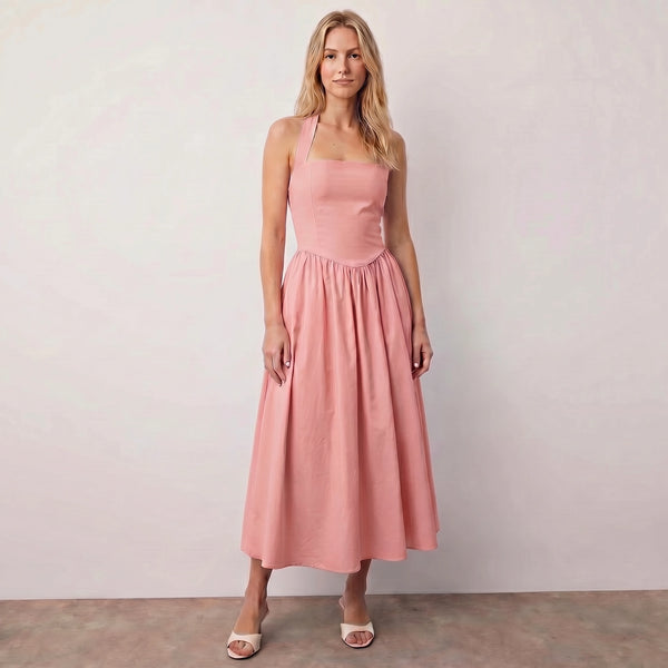 The “Mercan First Encounter” Limited Drop Halter Corset Midi