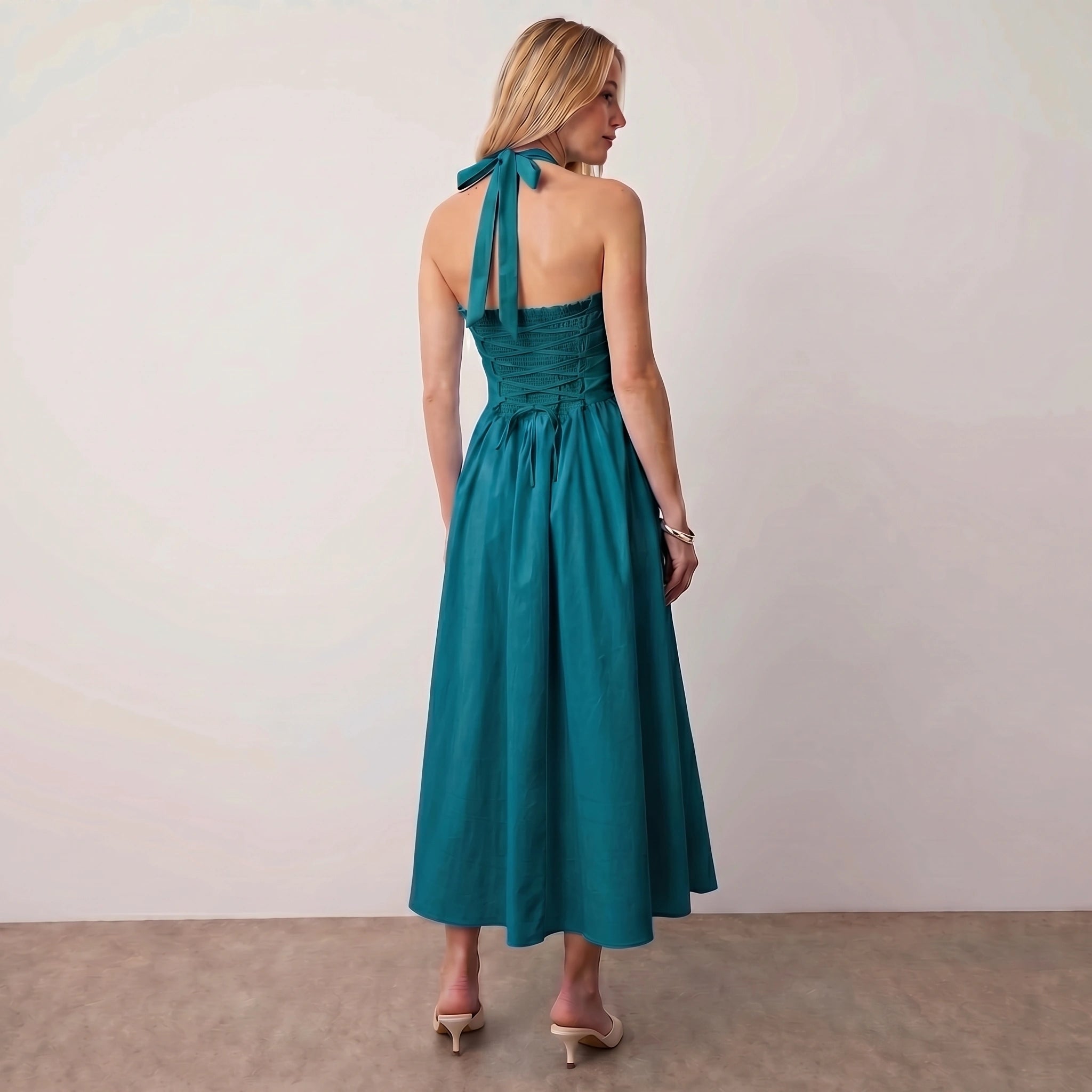 The “Mercan First Encounter” Limited Drop Halter Corset Midi