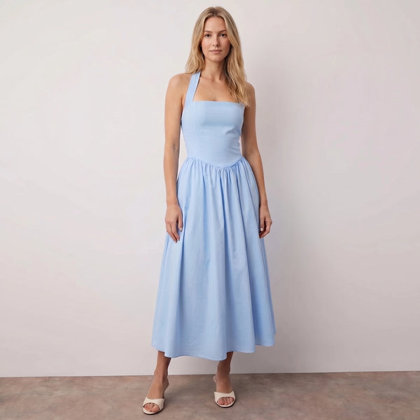 The “Mercan First Encounter” Limited Drop Halter Corset Midi